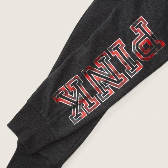 NWT VS PINK Fleece Joggers size S - Picture 3 of 10